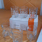 Glass Coffe & Tea Cup / Mug Enjoy Your Drink Style, Water glass (6 pcs Set / 220 ML)