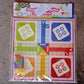 Board game with two sides, featuring Ludo and ladder games for kids and families