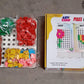 Pixel Cubes Toy for Children Early Education, Pixel Game Educational Board Games Board, Birthday Gift for Kids, Learning Math Toy, Brain Games, Math Puzzle (Approx 180 Cubes With Pixel Board & Book)