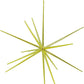 3D Gold Star Hanging Decoration Star, Acrylic Look Hanging Luminous Star