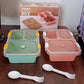 Plastic Lunch Box for Kids, Lunch Box (3 Compartment Lunch Box)