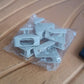 Multi-Functional Plastic Triangle Hanger Connector Hooks 5 Pcs Set