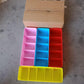 Desktop Storage Organizer Box Set - 5 Grid Compartments (4-Piece)