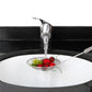 High-quality stainless steel strainer for deep frying.
