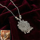 Sunburst floral pendant
