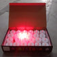 Red LED Tealights Smokeless Flameless Candles for Home Decor, Diwali (24 Pcs)