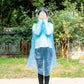 Lightweight full-length raincoat with a hood