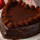 Reliable 23 cm heart-shaped cake baking tray.