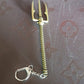 Aquaman Metal Keychain - Durable Stainless Steel Design (1 Pc)