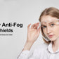 Side view of face shield showing lightweight and comfortable design