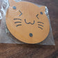 Square Bamboo Wood Table Place mat Hot Pot Cup Mat Tea Coaster(14×14 Cm / 1 Pc)