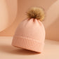 Small Cap for Winter Woolen Knitted Inside Fur Caps (1 Pc / Mix Design & Color)