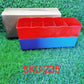 Convenient storage boxes for keeping socks, underwear, and handkerchiefs organized.