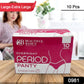 Women’s Emergency Travel Kit with Seamless Underwear Pantyliner  10 Pcs