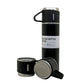 Stainless Steel Vacuum Flask Set with 3 Steel Cups Combo (500ml)