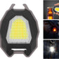 Triangular Camping Flashlight with Lighter – 6 Modes, 3 Colors, Waterproof