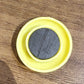 Yellow Board Magnets Circular Plastic Buttons (1 Pc)