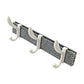 Wall Mounted Coat Hanger Rack – 6 Hooks for Clothes, Jackets & Hats