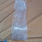 Reusable Glass Straws Clear Glass Drinking Straw 5Pc