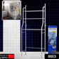 Multi Layer Toilet Storage Rack Metal Bathroom Laundry Room Basin Floor Stand