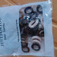 Small Ponytail Rubber Bands for Hair (Pack of 50 / Multicolour)