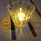 Cup-Shaped Crystal Table Lamp