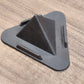 Pyramid Brown Mobile Stand with 3 Different Inclined Angles