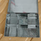 Multipurpose Stainless Steel Jewelry Storage Organizer Box 6 Compartments (1 Pc)