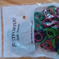 Small Ponytail Rubber Bands for Hair (Pack of 50 / Multicolour)