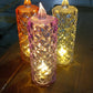 purple LED candle