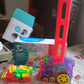 Transparent Funny Train Engine Block Set – 60-Piece Music & Lights