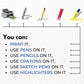 Oddy Self-Adhesive Label Sheets – A4 Full-Sheet Labels (100 Sheet)