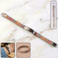 Multicolor woven wrist bracelet