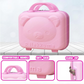 3-Digit Number Lock Kids Bear-Shaped Hard Shell Storage Carry Case with Handle