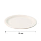 Plastic Round Dinner / Serving Plate – 19 cm (1 Pc)