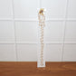Elegant Pearl Beaded Necklace with Gold-Tone Link Detailing (1 Pc)