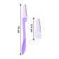 Eyebrow facial hair razor with 3 Replaceable Blades