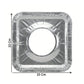 Aluminum Gas Stove Burner Protector Covers (10 Pc / 23x23 cm)
