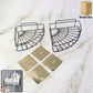 2 Pc Shower Caddy Corner for holding and storing various household stuffs and items etc.