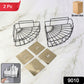 2 Pc Shower Caddy Corner for holding and storing various household stuffs and items etc.