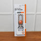 Premium Metal Keychain Carabiner Clip Hook with Dual Key Rings (1 Pc)