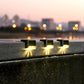 4-Piece Solar Waterproof Garden, Stair & Railing Lights