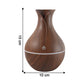 Mini Wooden Vase Pot Diffuser Cool Mist Atomization Humidifier (1 Pc)