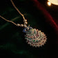 Oxidized silver necklace        
