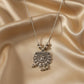 Ethnic silver necklace        
