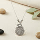 Oxidized silver necklace        
