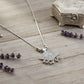 Oxidized square necklace        
