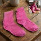 Soft pink cotton socks
