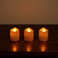 christmas Premium Glitter LED Tealight Candles (24 Pc Set)