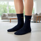 Navy Blue Casual Daily Wear Socks (1 Pair)